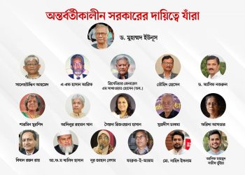 বাংলাদেশের নতুন অন্তর্বর্তীকালীন সরকার গঠিত