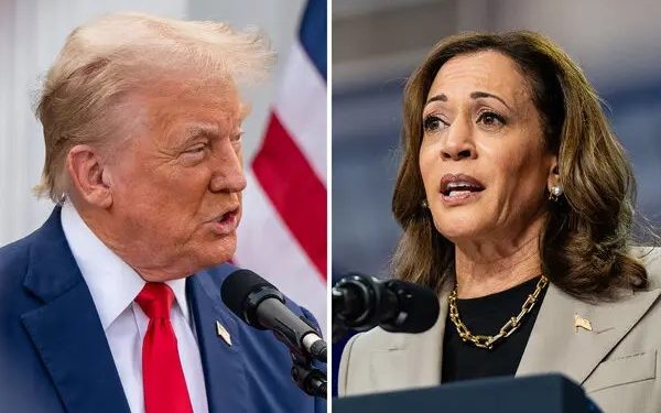 জনপ্রিয়তায় এগিয়ে হ্যারিস