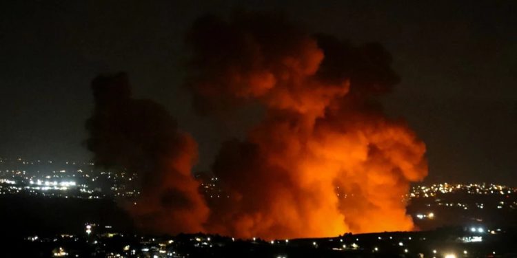 লেবাননে হিজবুল্লাহর ওপর বিমান হামলা চালিয়েছে ইসরাইল