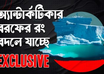 অ্যান্টার্কটিকার বরফের রং বদলে যাচ্ছে