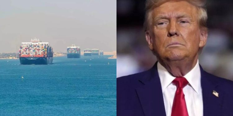 ফ্রিতে পানামা ও সুয়েজ খাল দিয়ে মার্কিন জাহাজ চলাচলের সুবিধা চেয়েছেন ট্রাম্প