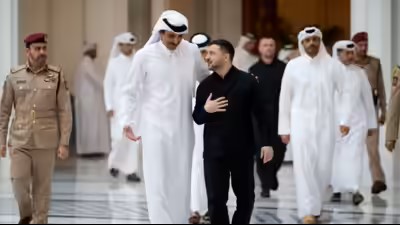 কাতারের সঙ্গে প্রতিরক্ষা চুক্তি সই করল ইউক্রেন