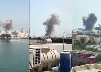 বাহরাইনে মার্কিন ঘাঁটি লক্ষ্য করে ইরানের হামলা