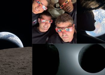 মহাকাশে পৃথিবী দেখতে অন্ধকারে ঝুলে থাকা লাইফবোট: আর্টেমিস-২ নভোচারীরা