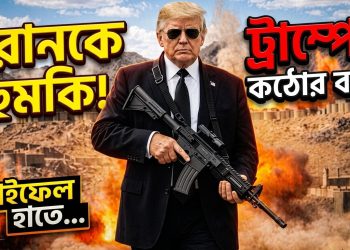 ইরানকে দ্রুত ‘বুদ্ধিমান’ হতে হবে: রাইফেল হাতে ইরানকে হুমকি ট্রাম্পের