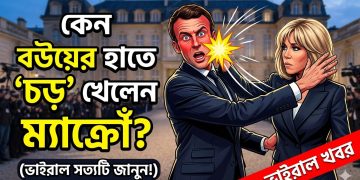 কেন বউয়ের হাতে ‘চড়’ খেয়েছিলেন ম্যাক্রোঁ