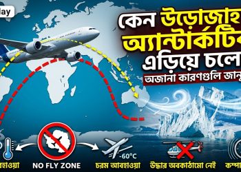 কেন উড়োজাহাজ অ্যান্টার্কটিকা এড়িয়ে চলে