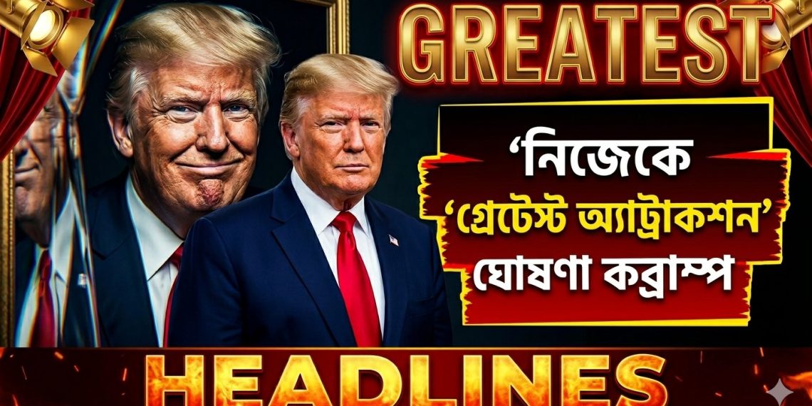 নিজেকে ‘গ্রেটেস্ট অ্যাট্রাকশন’ ঘোষণা করলেন ট্রাম্প