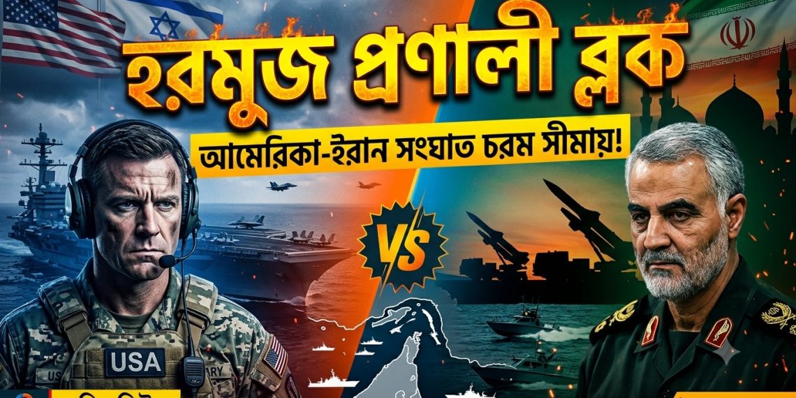 “আমেরিকা-ইরান সংঘাত ও হরমুজ প্রণালী ব্লক”
