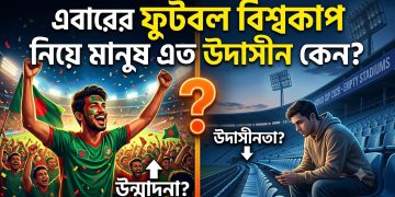 এবারের ফুটবল বিশ্বকাপ নিয়ে মানুষ এত উদাসীন কেন?