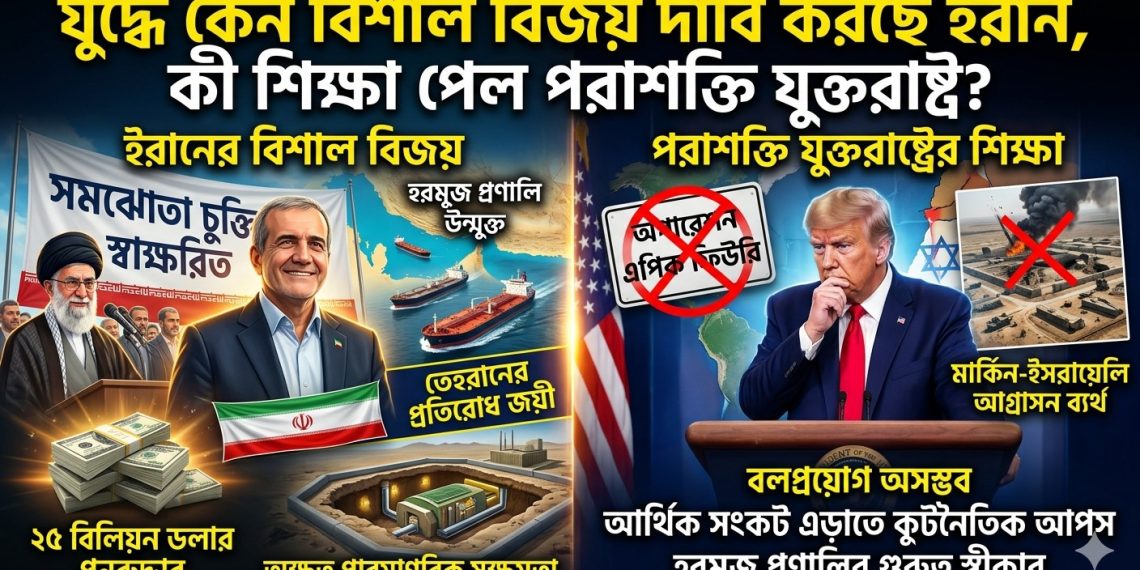 যুদ্ধে কেন বিশাল বিজয় দাবি করছে ইরান, কী শিক্ষা পেল পরাশক্তি যুক্তরাষ্ট্র?