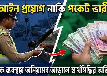 আইন প্রয়োগ নাকি পকেট ভারী? ট্রাফিক ব্যবস্থায় অনিয়মের আড়ালে স্বার্থসিদ্ধির অভিযোগ