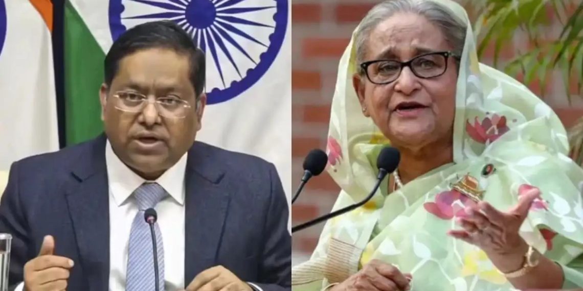 দিল্লির সংবাদ সম্মেলনে শেখ হাসিনার দেওয়া বক্তব্য সমর্থন করে না ভারত