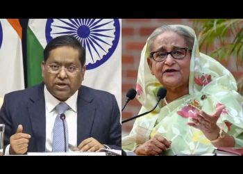 দিল্লির সংবাদ সম্মেলনে শেখ হাসিনার দেওয়া বক্তব্য সমর্থন করে না ভারত