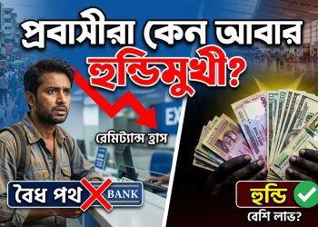 বাংলাদেশের প্রবাসীরা কেন আবার হুন্ডিমুখী?