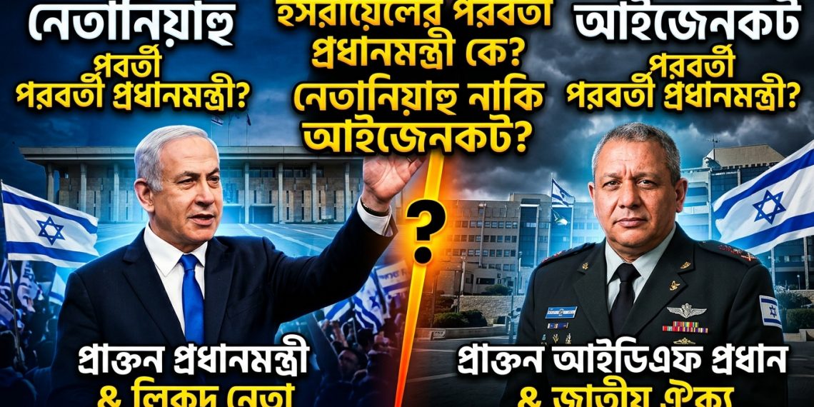 নেতানিয়াহু নাকি আইজেনকট, ইসরায়েলের পরবর্তী প্রধানমন্ত্রী কে?