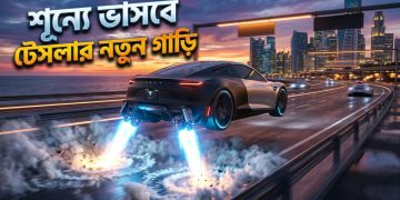 শূন্যে ভাসবে টেসলার গাড়ি, উড়ন্ত স্পোর্টস কার উন্মোচন ইলন মাস্কের